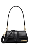 Jacquemus Womens Black Le Petit Bambino Puffy Leather Shoulder Bag In Black