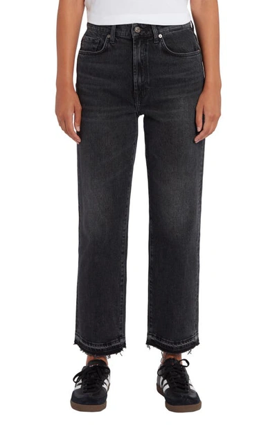 7 For All Mankind Logan Stovepipe Straight Jeans In Action
