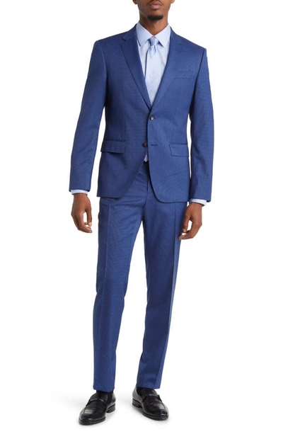 Hugo boss hotsell bright blue suit