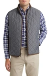 Peter Millar Men's Crown Essex Quilted Vest In Iron