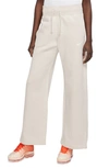 Nike Women's  Sportswear Phoenix Fleece High-waisted Wide-leg Sweatpants In Lt Orewood Brn/ Sail