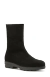La Canadienne Vanilla Faux Shearling Waterproof Boot In Black