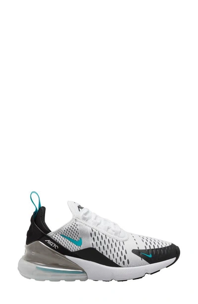 Nike Air Max 270 Trainer In White/cactus/black