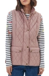 Barbour Otterburn Quilted Gilet Vest In Gardenia