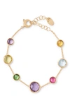 Marco Bicego 18k Yellow Gold Jaipur Multi Gemstone Bracelet In Yellow Gold