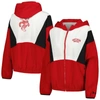 Under Armour Women's  Red, White Wisconsin Badgers Game Day Full-zip Jacket In Red