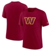 NIKE NIKE BURGUNDY WASHINGTON COMMANDERS REWIND LOGO TRI-BLEND T-SHIRT