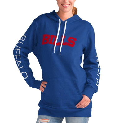 G-iii 4her By Carl Banks Royal Buffalo Bills Extra Inning Pullover Hoodie