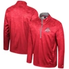 Colosseum Scarlet Ohio State Buckeyes The Machine Half-zip Jacket In Scarlet