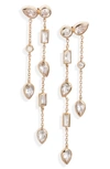 ANZIE CLÉO ELIANA DOUBLE CHAIN DROP EARRINGS