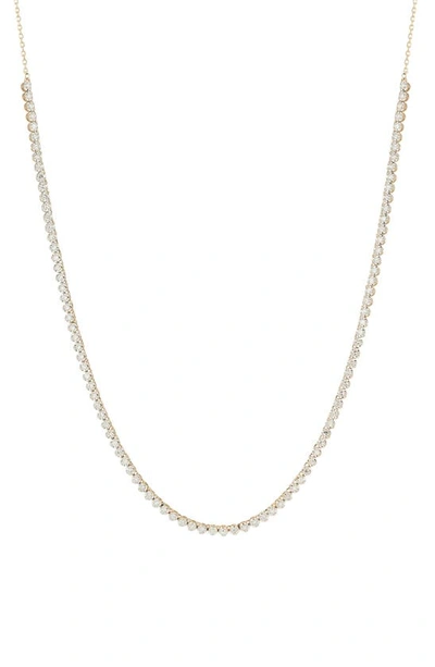 Adina Reyter 14k Yellow Gold Diamond Half Riviera Necklace, 14-16