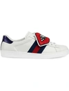 GUCCI ACE SNEAKER WITH REMOVABLE EMBROIDERIES,470012DOPH012156597