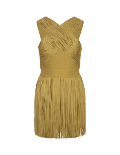 Herve Leger Dresses In Yellow