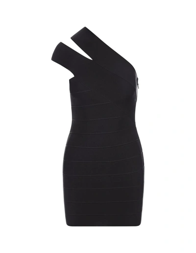 the best blue cheese dressing Black Slinky One Shoulder Cut Out Dress