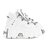 Vetements X New Rock Platform Sneakers In White