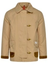 Fay Cotton 4 Hooks Jacket In Beige
