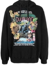 DOUBLET DOUBLET PRINTED COTTON HOODIE