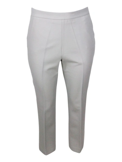 Fabiana Filippi Tech Fabric Pants In Grey