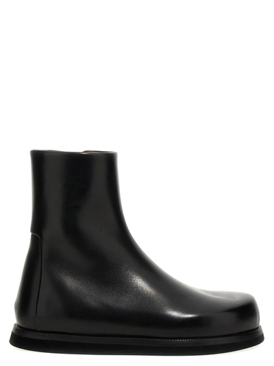 Marsèll Accom Boots, Ankle Boots Black In Negro