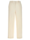 Theory White Relax Pants In White