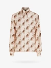 Etro Paisley Printed Silk Charmeuse Shirt In Pink