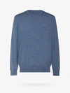 Etro Roma Wool Crewneck Sweater In Blue