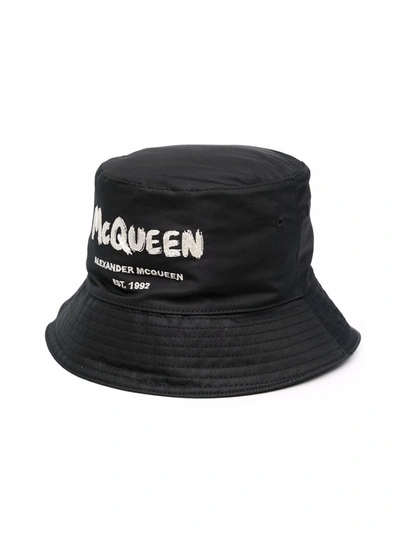 ALEXANDER MCQUEEN GRAFFITI BUCKET HAT