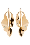 LIZZIE FORTUNATO GOLDEN BREEZE DROP EARRINGS