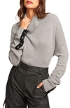 Ramy Brook Brianna Turtleneck Sweater In Grey