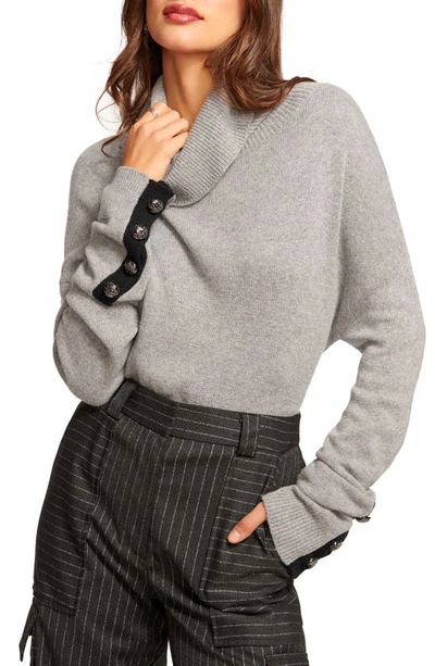 Ramy Brook Brianna Turtleneck Sweater In Grey