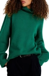 Alex Mill Betty Turtleneck Sweater In Evergreen