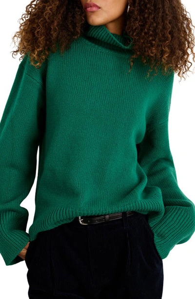 Alex Mill Betty Turtleneck Sweater In Evergreen