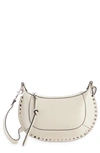 Isabel Marant Oskan Moon Leather Shoulder Bag In Beige