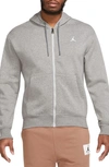 Jordan Mens  Essentials Fleece Full-zip Hoodie In Grey