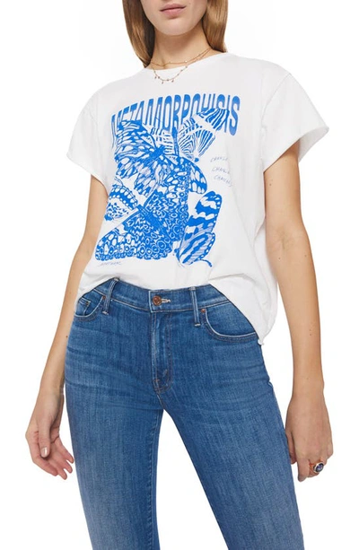 Mother The Raw Rowdy Graphic Tee In Blue