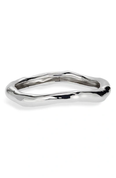 Alexis Bittar Small Molten Bangle Bracelet In No Stones