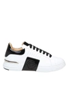 Philipp Plein Lo-top Sneakers Phantom Kick$ In White/black