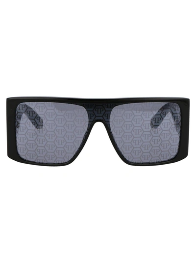 Philipp Plein Plein Revolution Paris Sunglasses In Grey