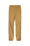 GUCCI GUCCI LOGO EMBROIDERED TAPERED PANTS