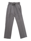 PAOLO PECORA PINSTRIPED trousers