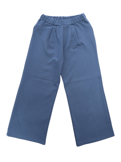 Magil Milano Stitch Gaucho Pants In Light Blue