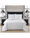 London Fog Flannel Duvet Cover Set In White