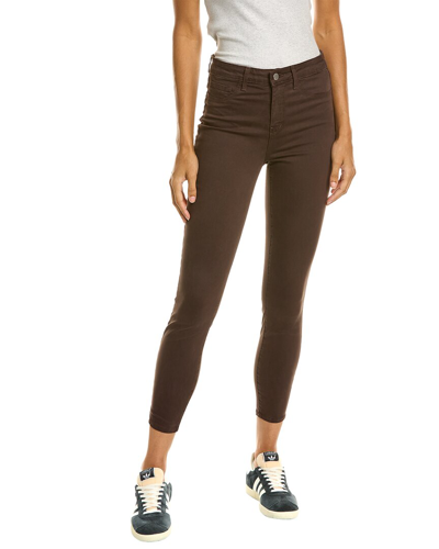 L Agence Margot High Rise Skinny In Brown