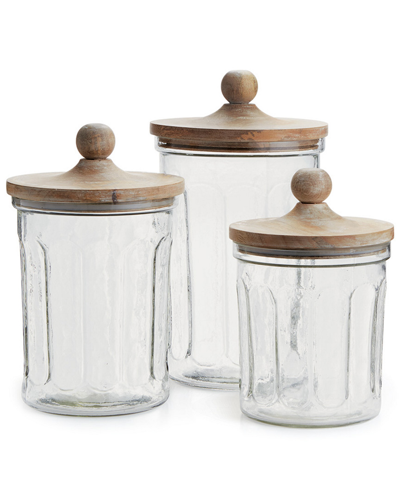 Napa Home & Garden Napa Home And Garden Set Of 3 Olive Hill Canisters