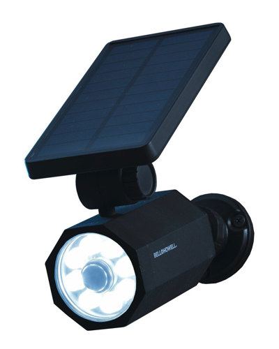 Bell + Howell Bionic Spotlight Solar Outdoor Motion Sensor Light In Black