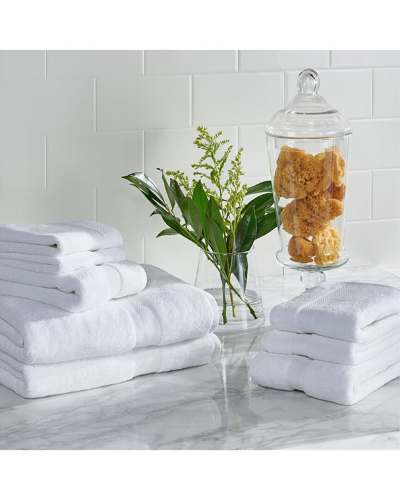 Safavieh Plush 8pc Towel Bundle In White