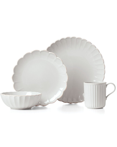 LENOX LENOX FRENCH PERLE SCALLOP 4PC PLACE SETTING