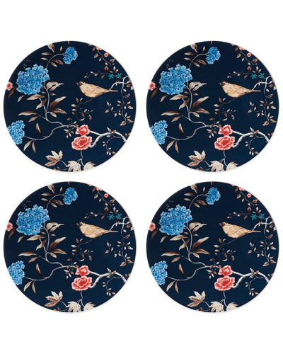 Lenox Sprig & Vine Blue 4pc Accent Plate Set