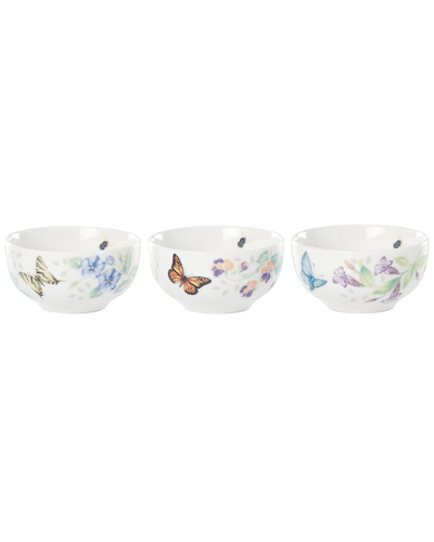 Lenox Butterfly Meadow Kitchen 3pc Mini Bowl Set In Multi
