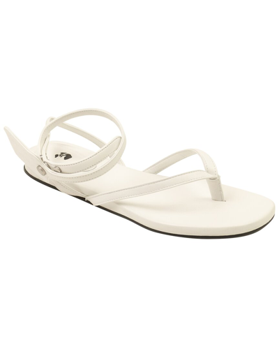 Off-white White Flat Zip Tie Sandals